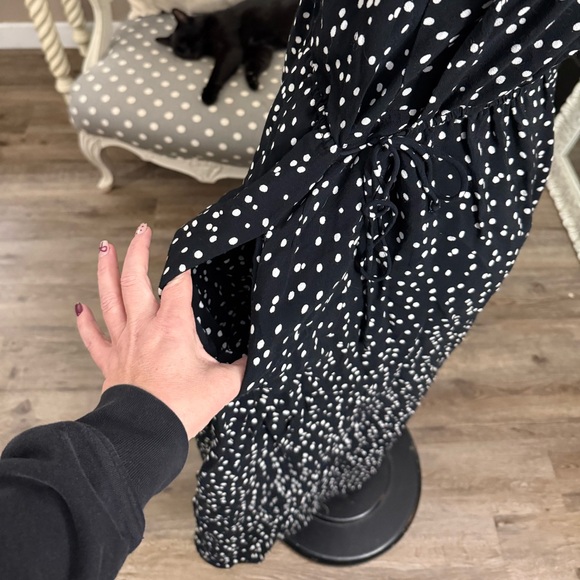 Anthropologie • Maeve • Finley Polka Dot Wide Leg Jumpsuit - Picture 14 of 14